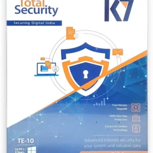 K7 TOTAL SECURITY 10 PC 3 YEAR LATEST VERSION ( Instant Email Delivery of Key ) No CD Only Key
