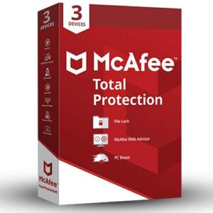 McAfee Total Protection 3 User 1 Year Latest Version ( Single Key ) ( Instant Email Delivery of Key ) No CD Only Key