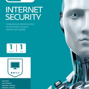 ESET Internet Security 1 User 1 Year Instant Email Delivery of Key No CD Only Key