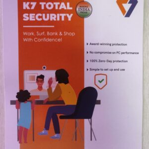 K7 Total Security 1 User 1 Year Latest Version ( Instant Email Delivery of Key ) No CD Only Key