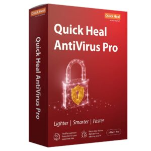 Quick Heal Antivirus Pro 2 PC 1 Year Latest Version ( Email Delivery of Key ) No CD Only Key