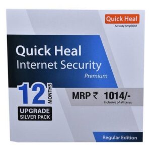 Renewal Key of Quick Heal Internet Security Premium 1 PC 1 Year (Instant Email Delivery of Key) No CD Only Key